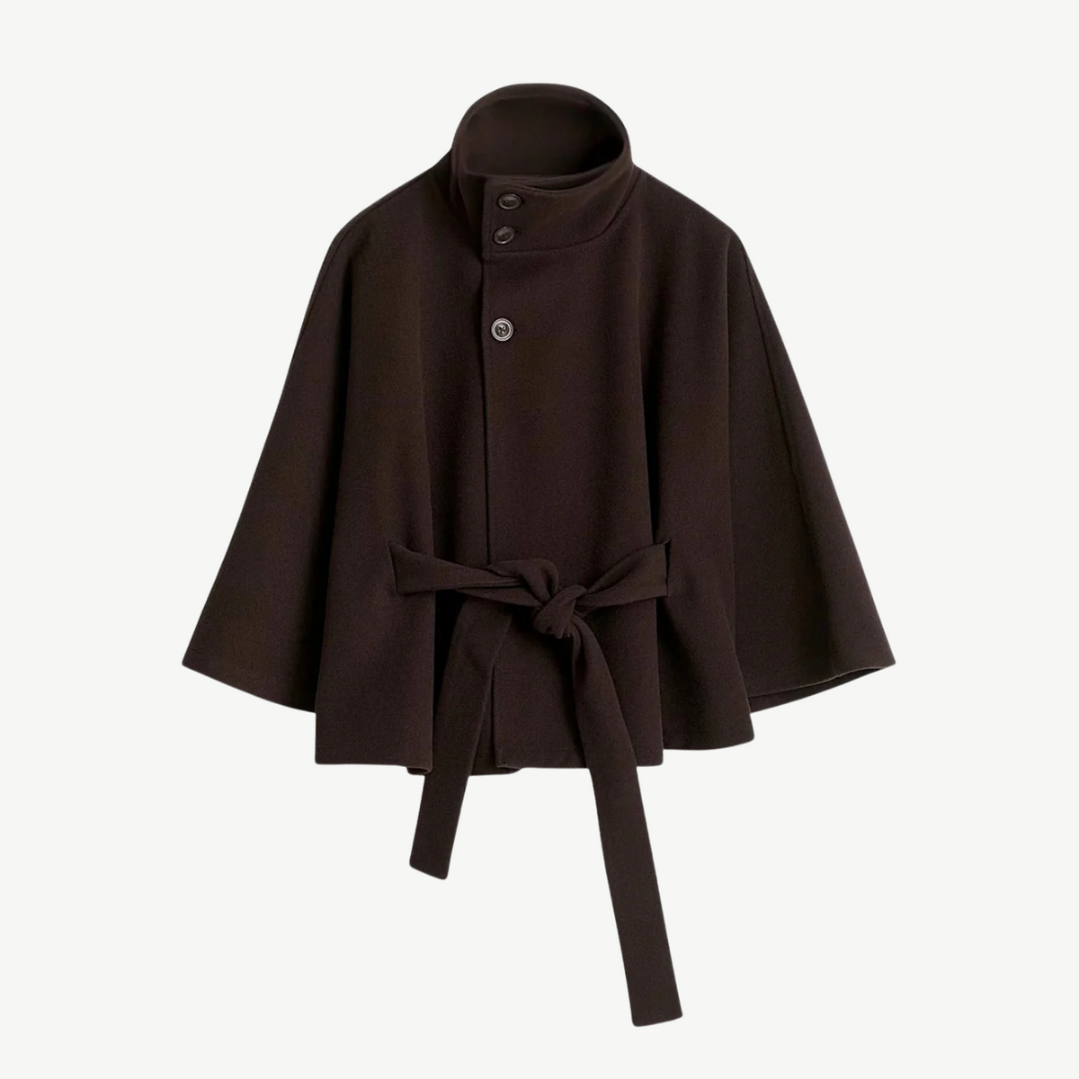 BELTED PONCHO