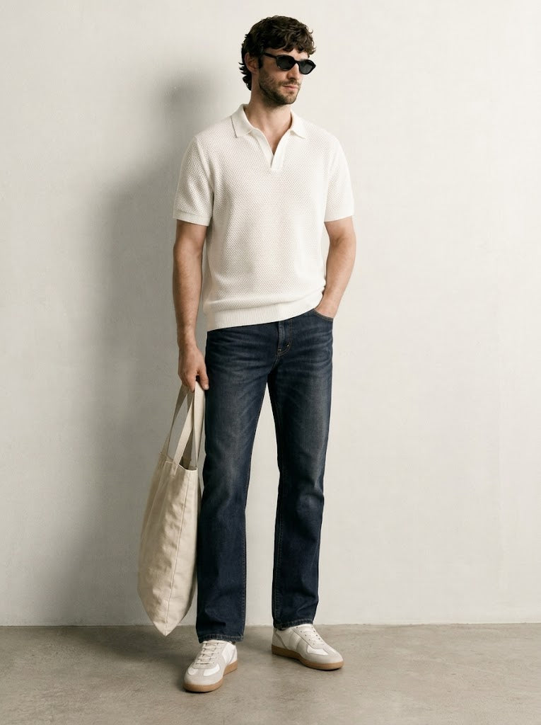 TEXTURED POLO