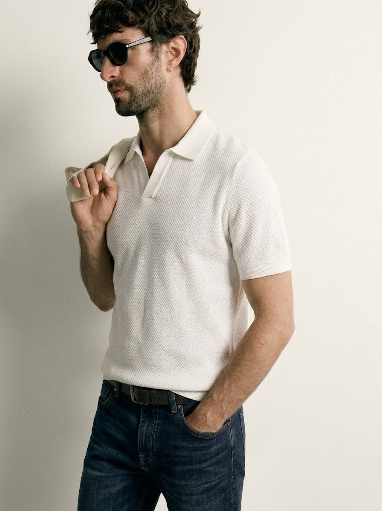 TEXTURED POLO