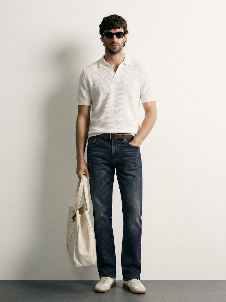TEXTURED POLO
