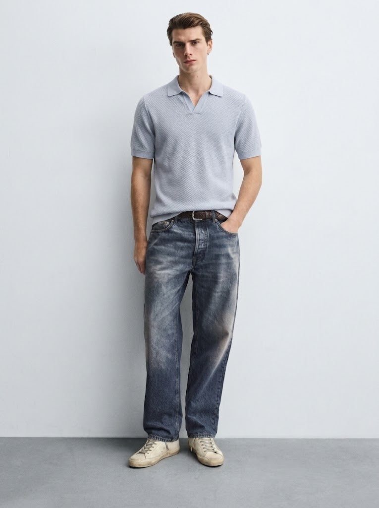 TEXTURED POLO