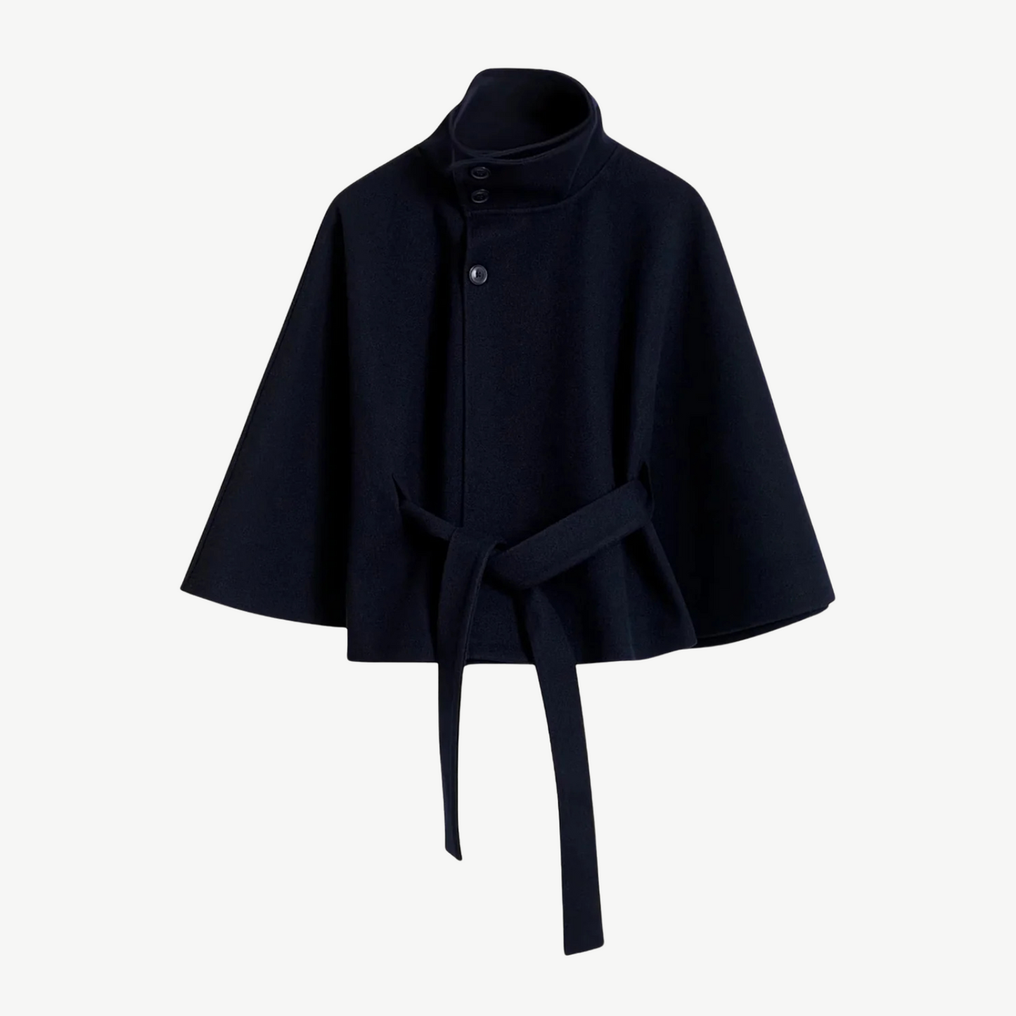 BELTED PONCHO