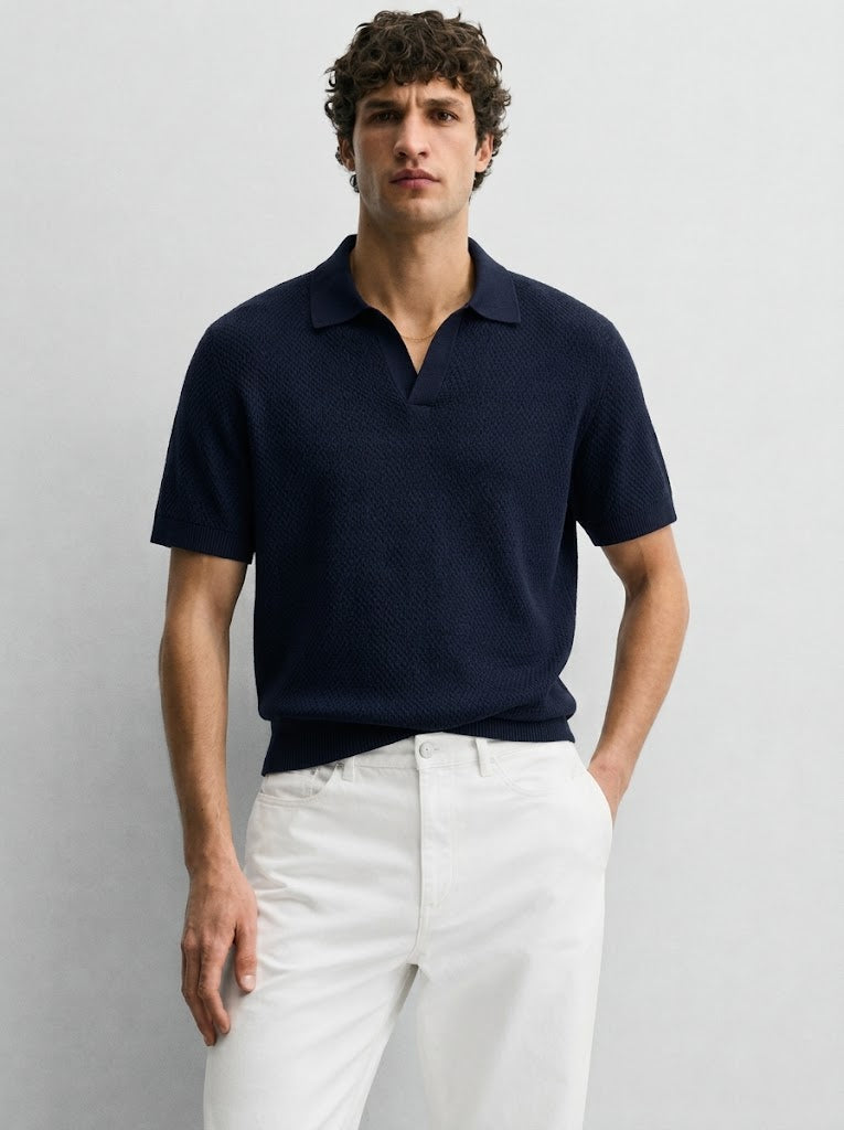 TEXTURED POLO