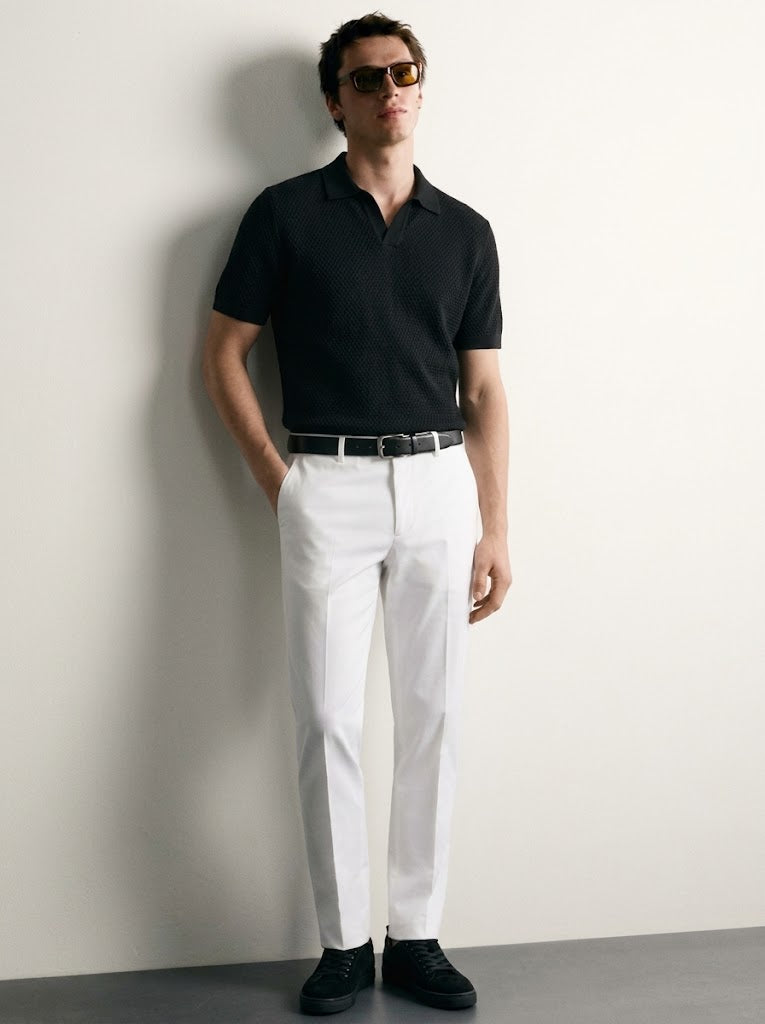 TEXTURED POLO