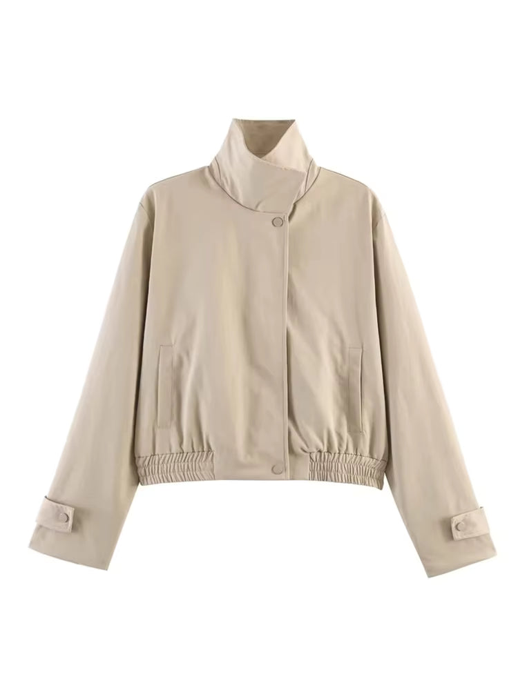Carmen Cropped Bomber Jacket