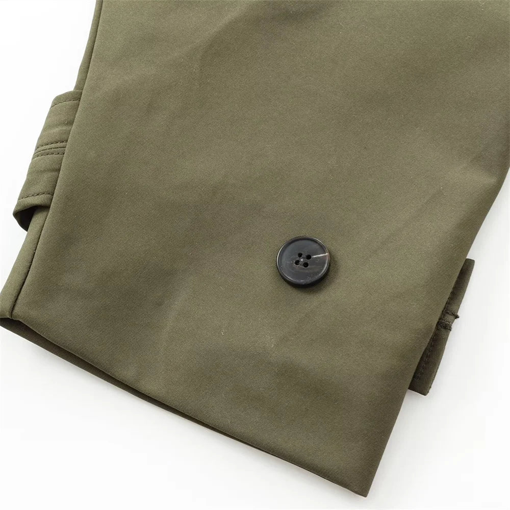 SOERA Julia Hooded Trench Coat - Coats & Jackets - 3256807450484976-;uT1757549903551306285 Army Green M