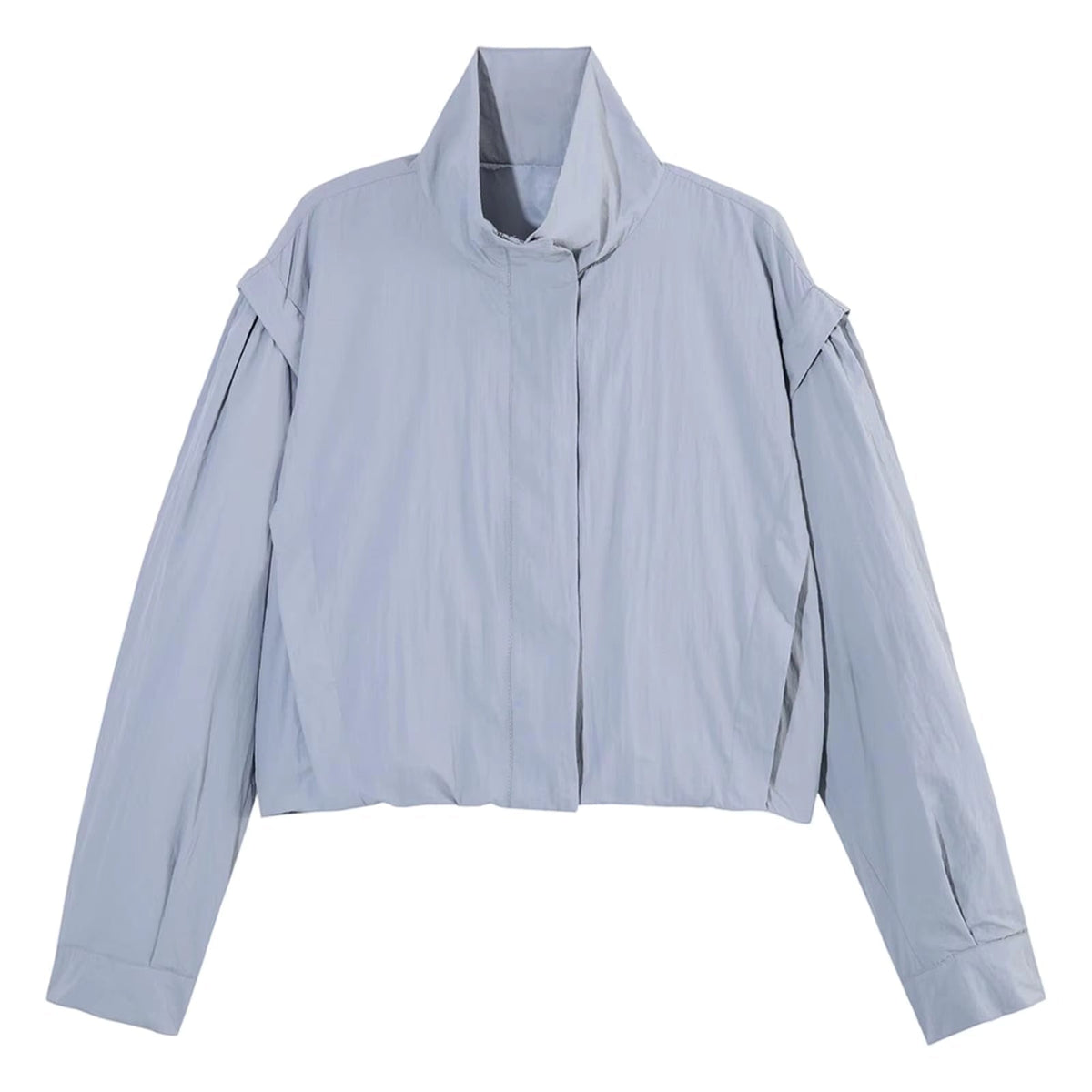 SOERA Emma Cropped Windbreaker Jacket - Jacket - SOERA-671107-BEI-XS-92419 Creme XS