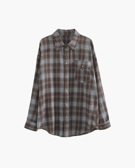 Melissa Oversized Plaid Shirt